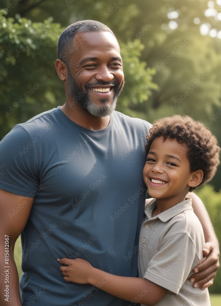 Happy Father Day Celebration, father and son Generate Ai Happy Father Day Celebration, father and son Generate Ai