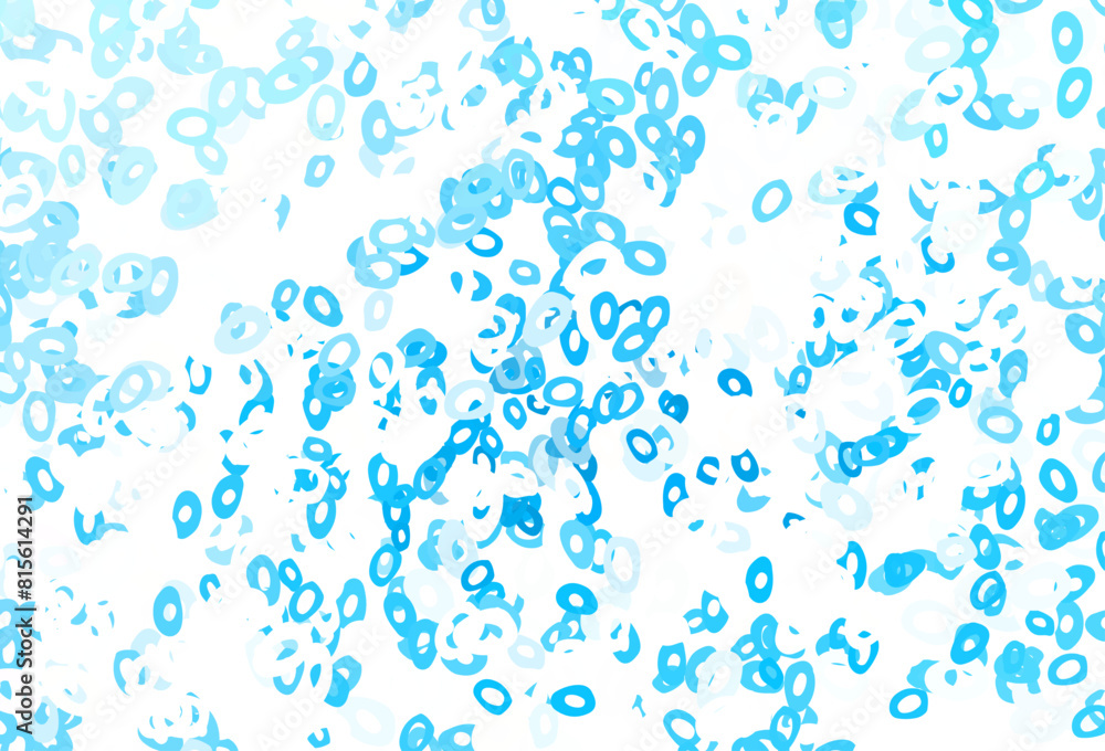 Light Blue, Red vector cover with spots. Light Blue, Red vector cover with spots.