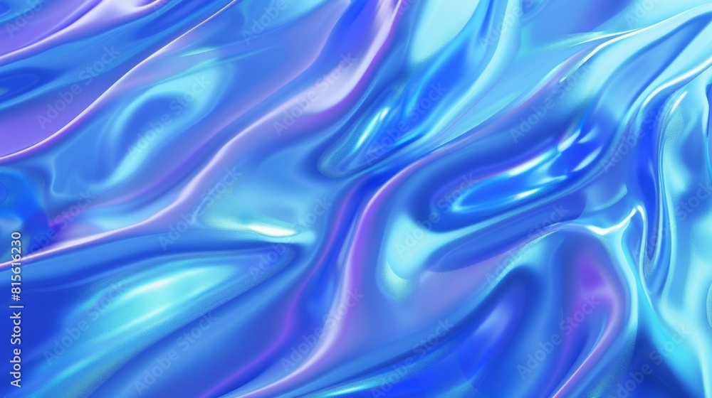 Blue waves with smooth, shiny modern background Blue waves with smooth, shiny modern background