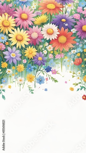 background with flowers, pattern with flowers, abstract floral background