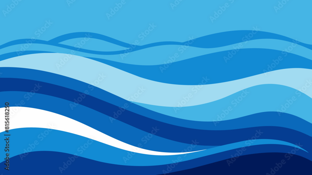 Minimalist Water Waves Vector Background, Clean and Simple Water Wave Background, Minimalist Ocean Waves Minimalist Water Waves Vector Background, Clean and Simple Water Wave Background, Minimalist Ocean Waves