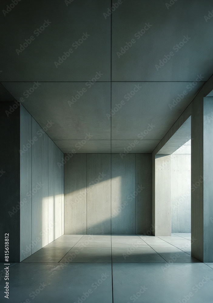 empty space of concrete construction, abstract, modern architectural space empty space of concrete construction, abstract, modern architectural space