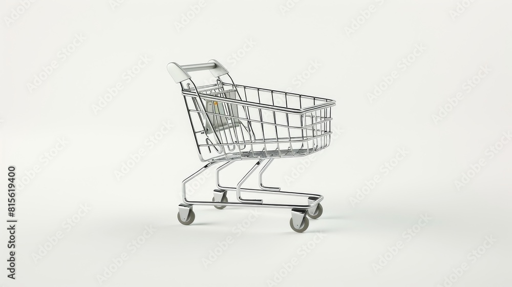 shopping cart Isolated on white background. shopping cart Isolated on white background.