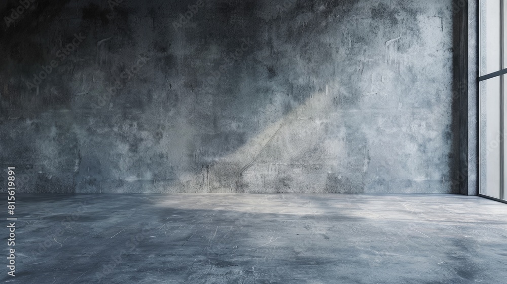 Wall Light. Gray Background in Blank Apartment Bedchamber with Concrete Floor Wall Light. Gray Background in Blank Apartment Bedchamber with Concrete Floor