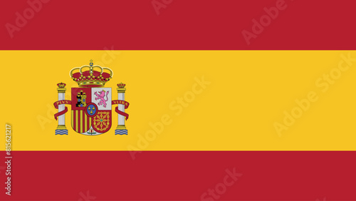 spain flag free vector illustration