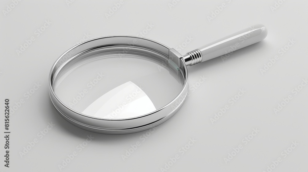 Isolated magnifying glass on a white background Isolated magnifying glass on a white background