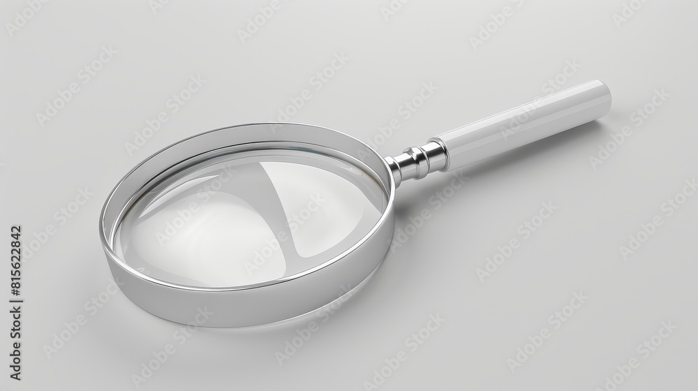 Isolated magnifying glass on a white background Isolated magnifying glass on a white background