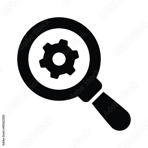 Search setting, search engine optimization icon design