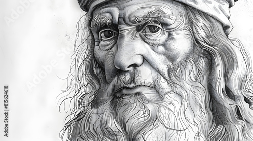 Leonardo da Vinci - Italian polymath photo