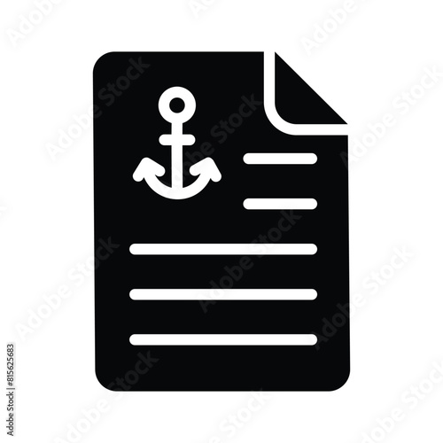 Get your hands on this creative icon of anchor text, ready to use vector