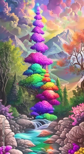 seven chakras of life in animated form