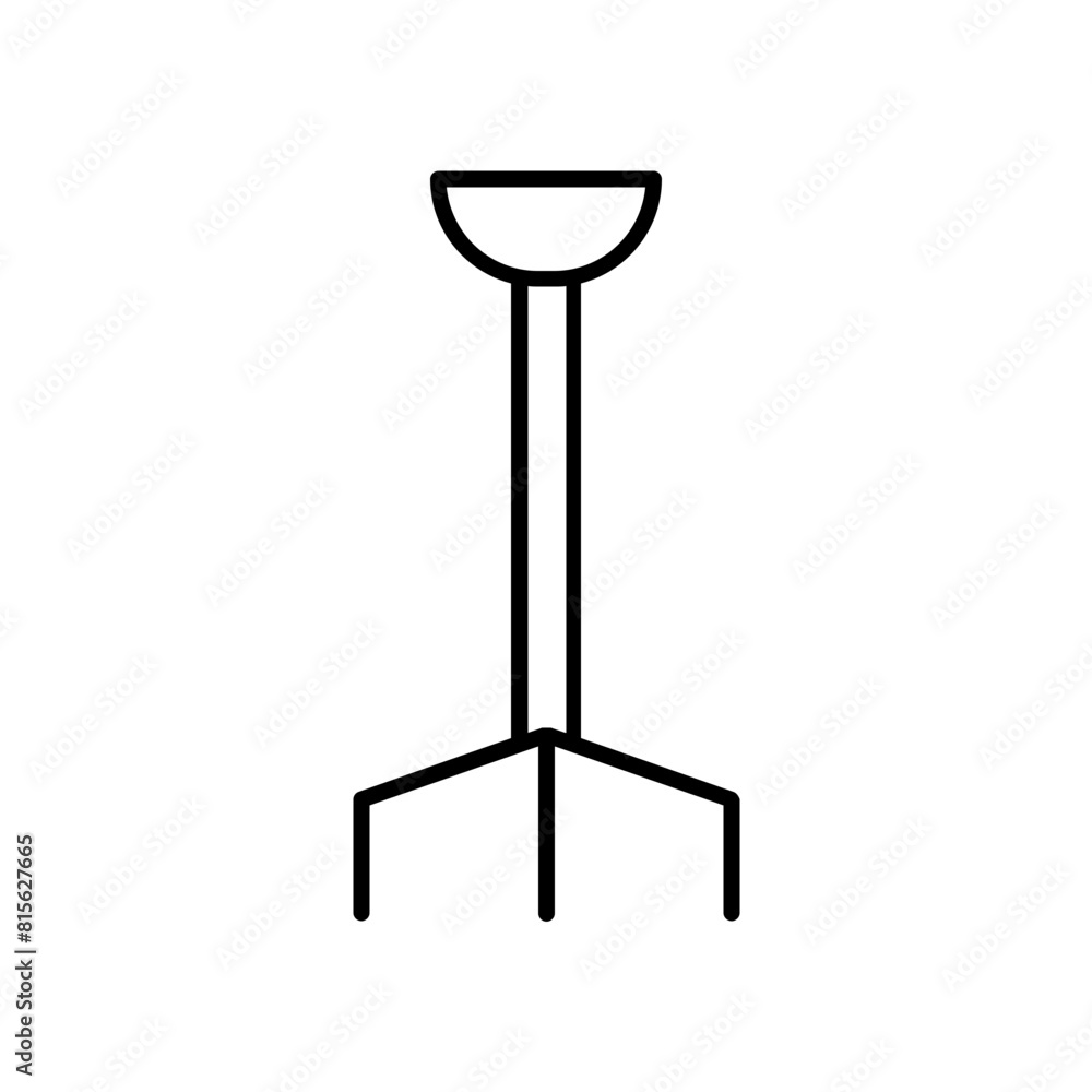 rake icon. outline icon rake icon. outline icon