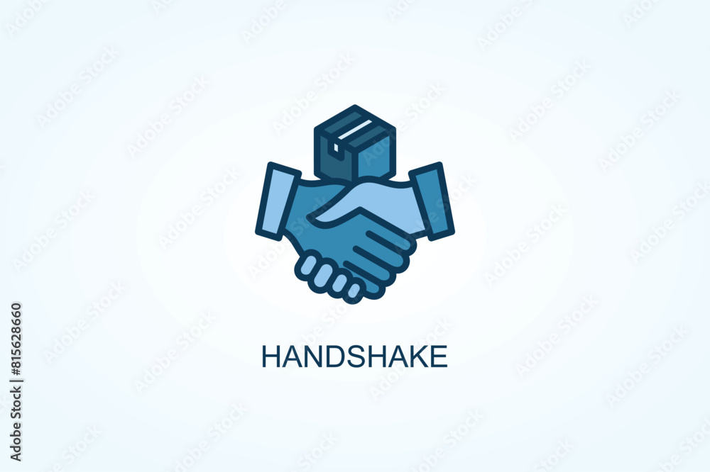 Handshake vector or logo sign symbol illustration Handshake vector or logo sign symbol illustration