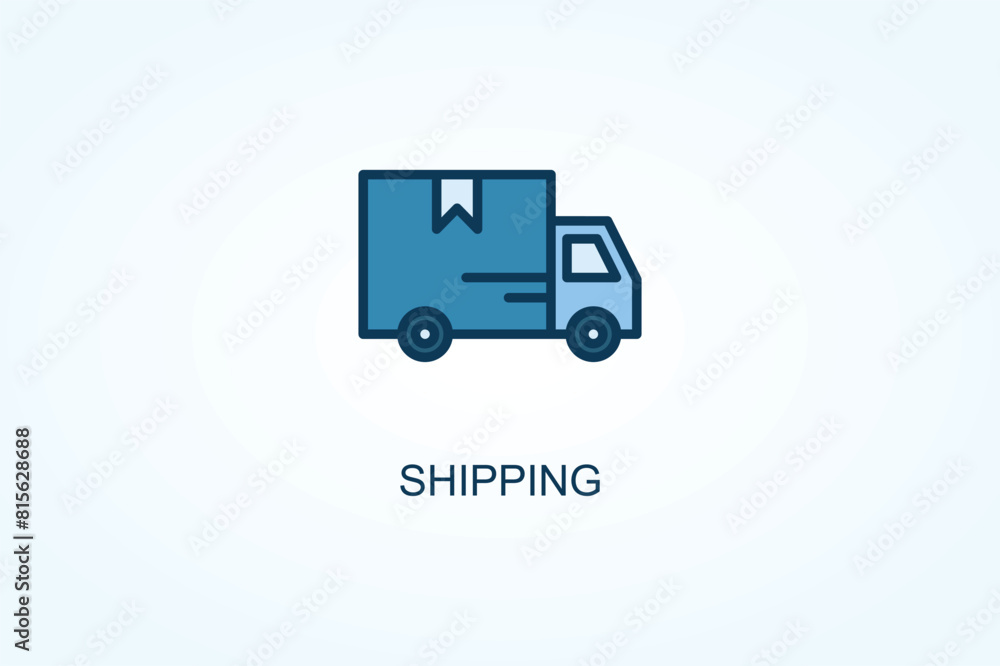 Shipping vector or logo sign symbol illustration Shipping vector or logo sign symbol illustration