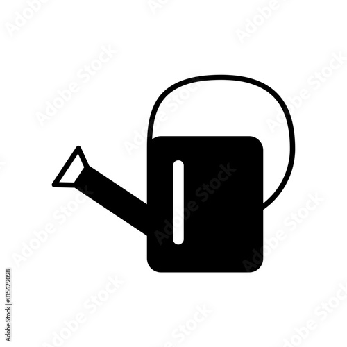 watering can icon. black fill icon