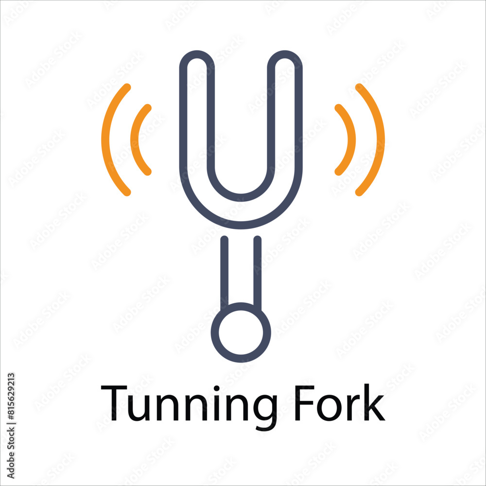 Tunning Fork Vector icon