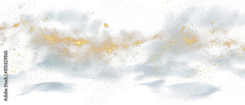 Surreal Golden Waves Under Starlit Sky on transparent © Tony A