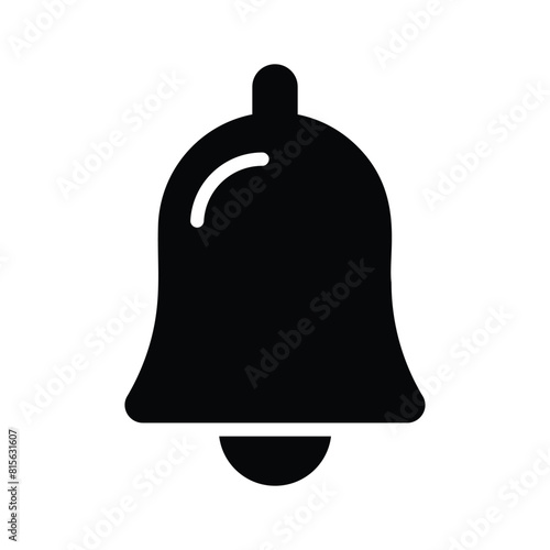 Visually perfect notification bell vector design, ringing bell icon