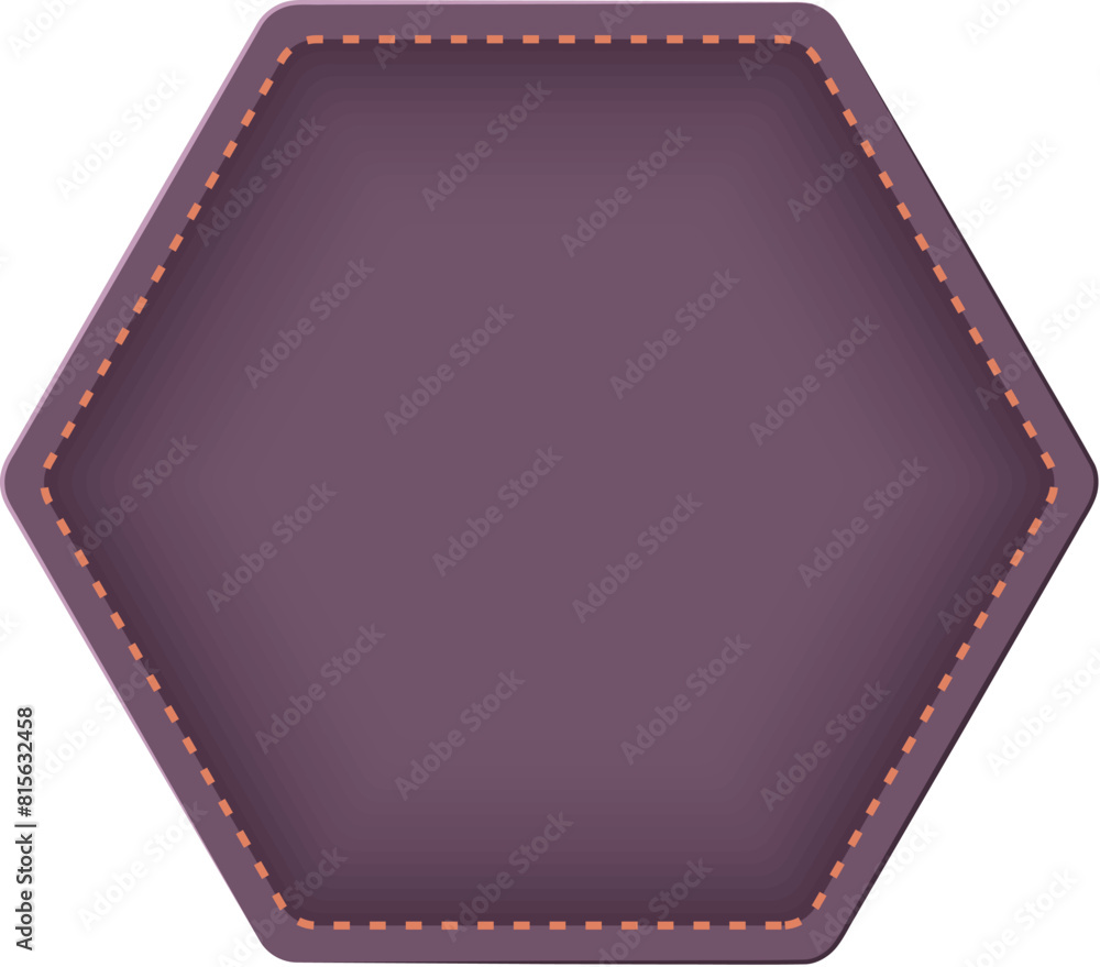 Hexagon leather