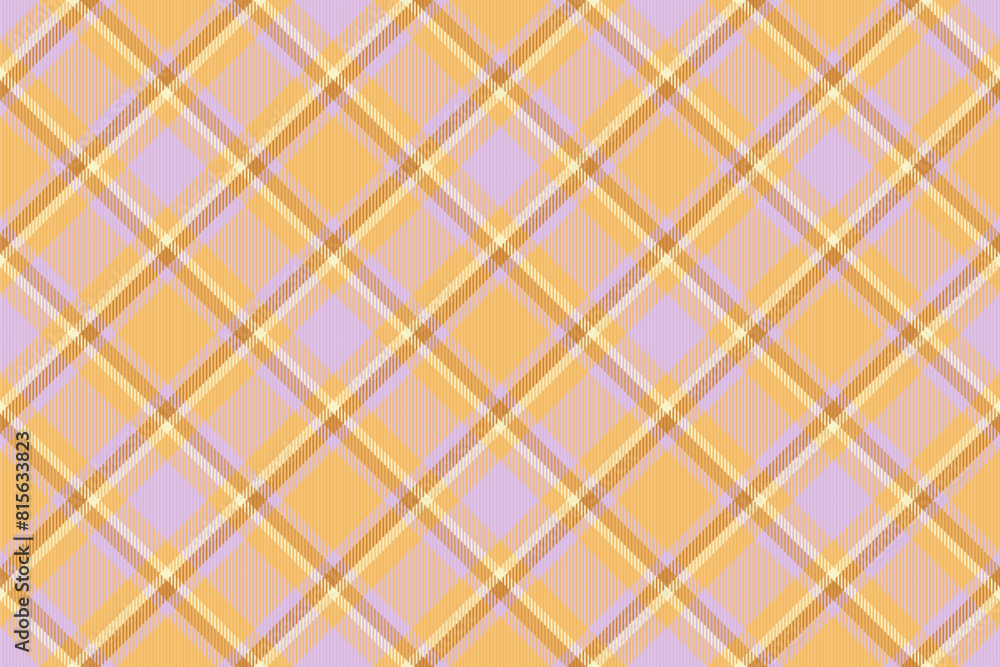 Festive pattern textile plaid, 60s tartan seamless texture. Unique check background vector fabric in amber and light colors. Festive pattern textile plaid, 60s tartan seamless texture. Unique check background vector fabric in amber and light colors.