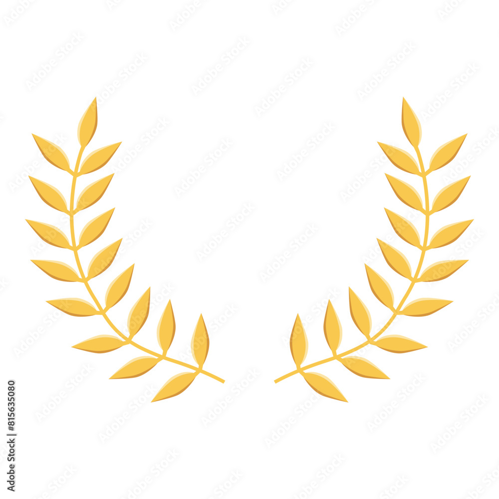 Golden laurel wreath Golden laurel wreath
