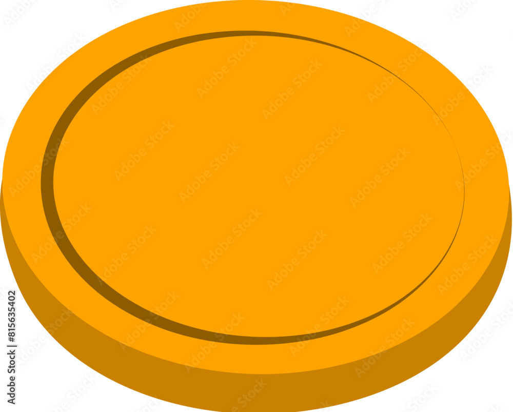 Golden coin