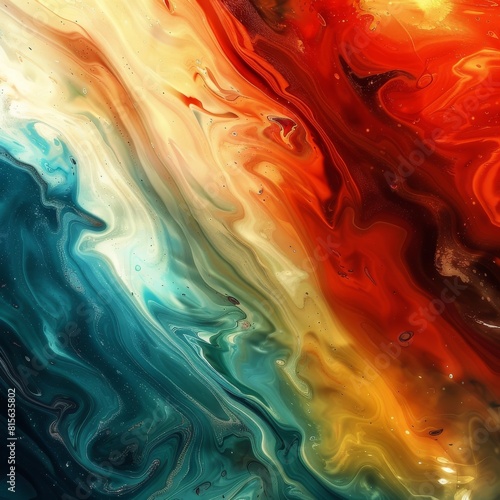 abstract colorful background with fluid matter