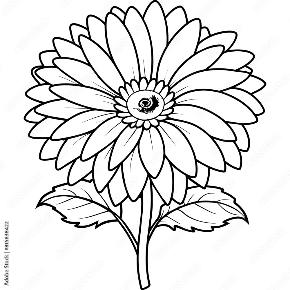 Gerbera Daisy flower outline illustration coloring book page design, Gerbera Daisy flower black and white line art drawing coloring book pages for children and adults
Gerbera Daisy flower outline illustration coloring book page design, Gerbera Daisy flower black and white line art drawing coloring book pages for children and adults