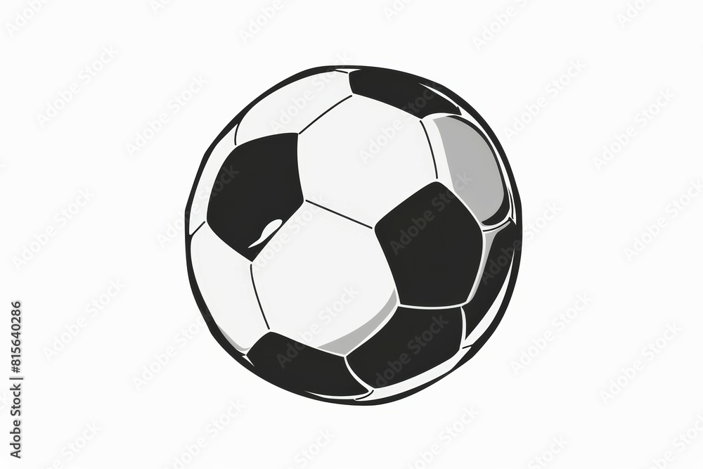 a soccer ball on white background
a soccer ball on white background