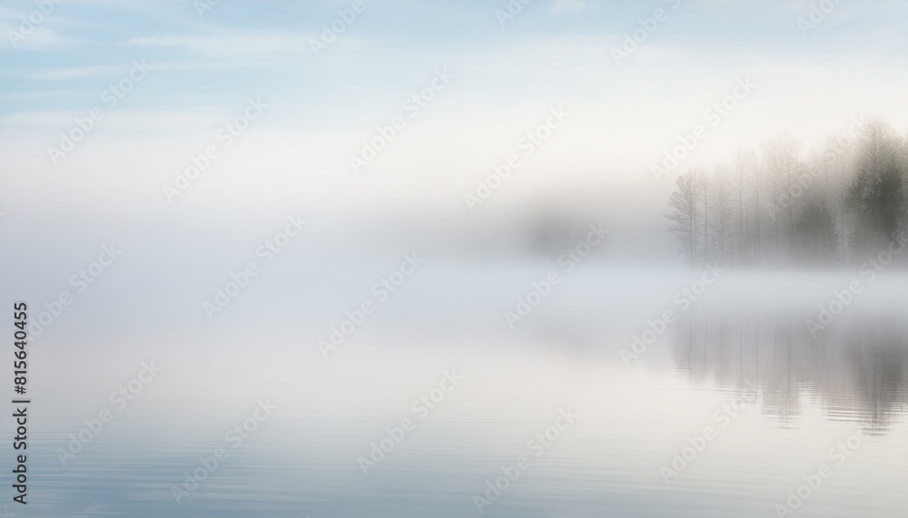 Early morning scene of rolling hills covered in a thick, soft fog under a pale dawn sky. Early morning scene of rolling hills covered in a thick, soft fog under a pale dawn sky.