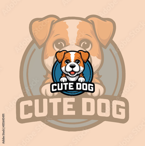 Dog cute mascot 