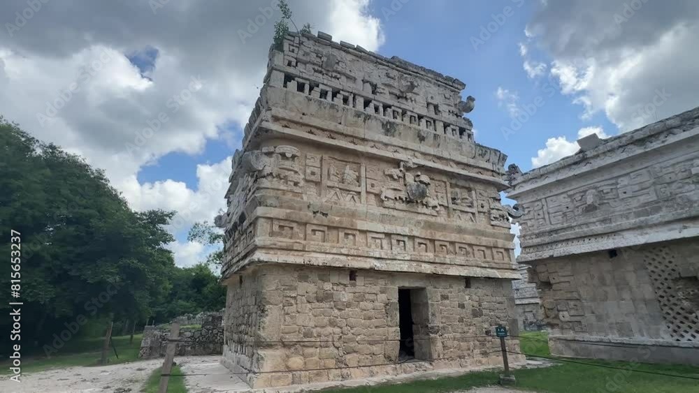 La Iglesia in the Las Monjas complex in Chichen Itza archaeological site in Tinum, Yucatan, Mexico La Iglesia in the Las Monjas complex in Chichen Itza archaeological site in Tinum, Yucatan, Mexico