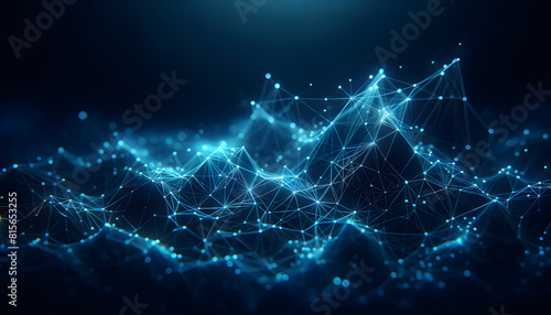 abstract blue background with stars