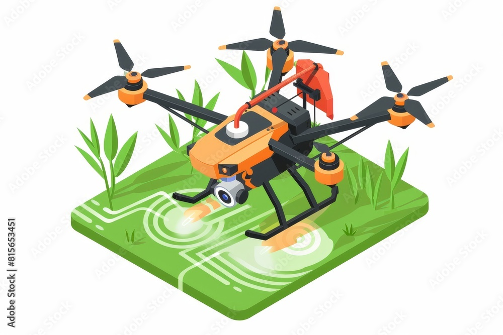 Advanced technology supports sustainable management in sprawling cornfields, contributing to enhanced agricultural efficiency and productivity Advanced technology supports sustainable management in sprawling cornfields, contributing to enhanced agricultural efficiency and productivity
