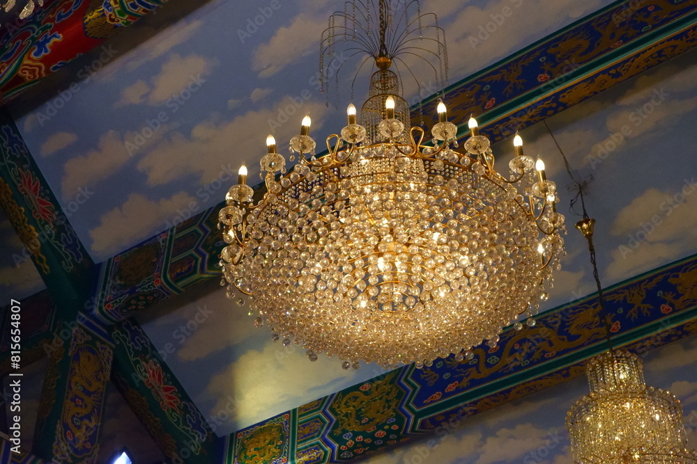 Obraz premium Radiant Ceiling Lamp.