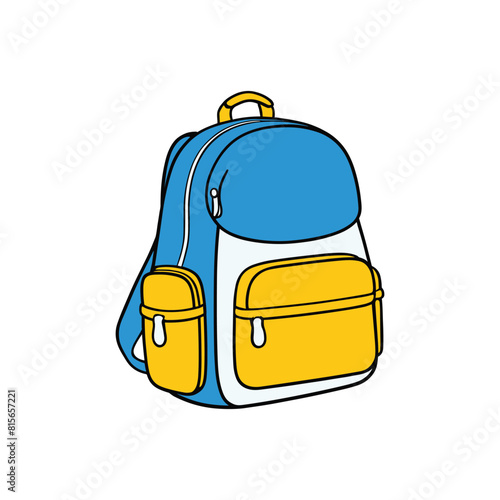 school bag vector illustration (ID: 815657221)