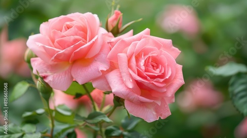 Rose a favored flower in the Rosaceae family hails from Asia and is commonly cultivated for ornamental purposes