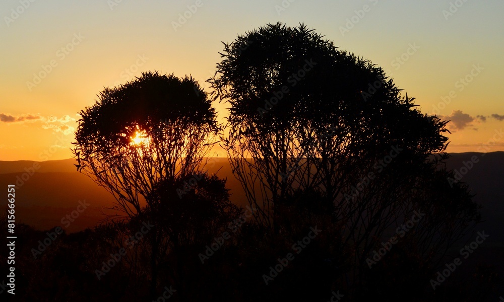 A beautiful sunset in the Blue Mountains A beautiful sunset in the Blue Mountains