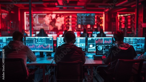 red team cyber security analysts work together to identify vulnerabilities in organization's security