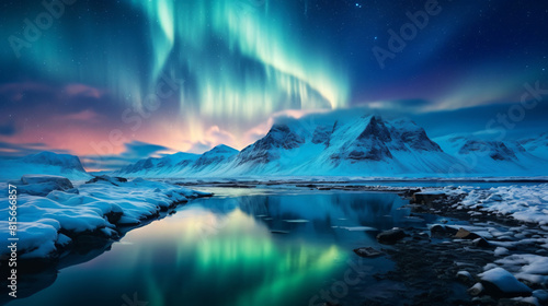 Northern lights and Aurora © riaz