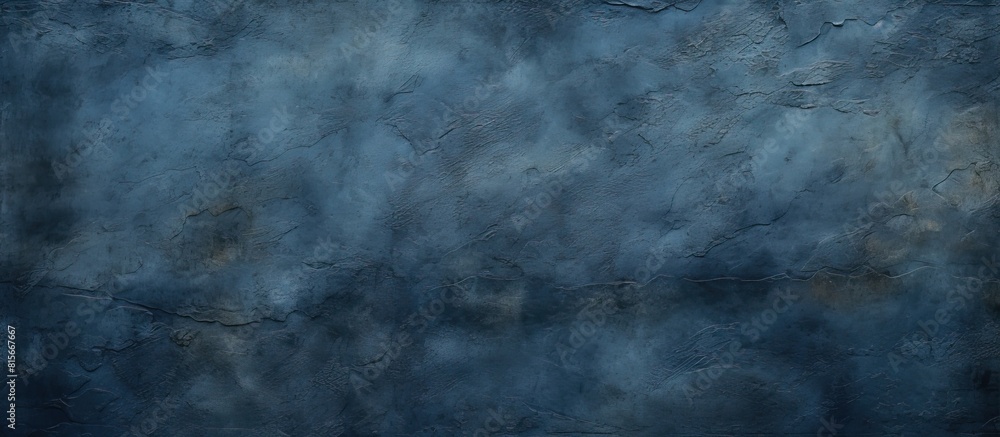 Obraz premium Beautiful Abstract Grunge Decorative Navy Blue Dark Stucco Wall Background. copy space available