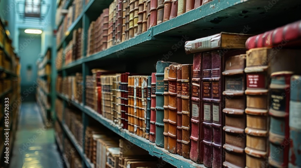 Educational books and legal materials stacked on a shelf in a cell, tools for selfimprovement and legal defense Educational books and legal materials stacked on a shelf in a cell, tools for selfimprovement and legal defense