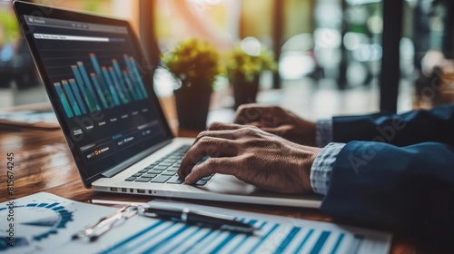 Financial advisor setting up a client portal that aggregates all financial accounts and investments in one place