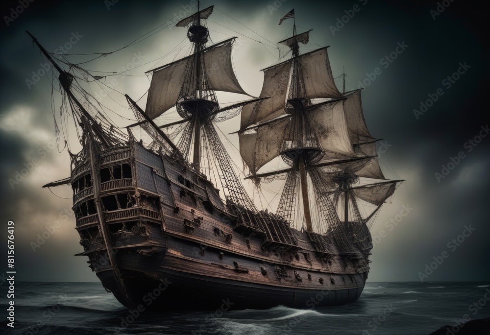 The Haunting Tale of a Ghastly Galleon in a Phantasmal Galaxy The Haunting Tale of a Ghastly Galleon in a Phantasmal Galaxy