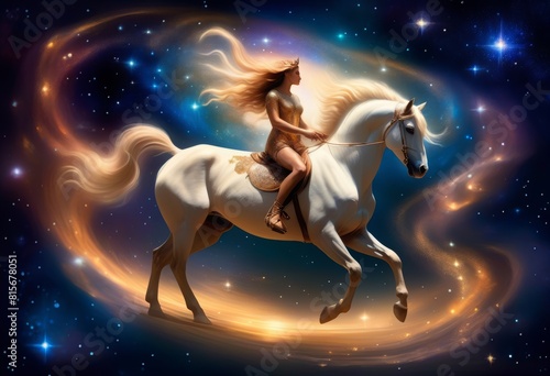 The Celestial Elegance of the Time-Warped Centaur