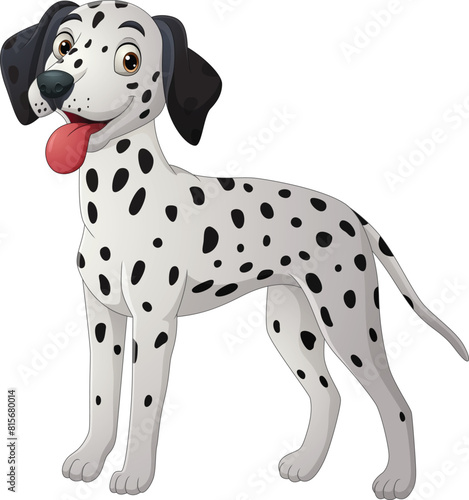 Cartoon happy dalmatian dog breed (ID: 815680014)