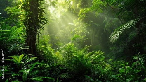 The lush green forests are vital for the health of our planet s environment