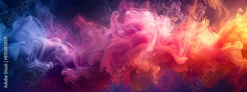 An enchanting abstract piece highlighting whimsical patterns formed by billowing clouds of smoke. The smoke should dance and flow, creating an atmosphere of magic and imagination.