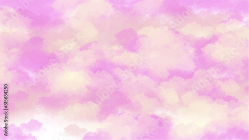 Abstract pink watercolor background.Hand painted watercolor. vector