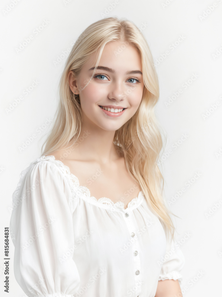 Portrait of a beautiful blonde girl Portrait of a beautiful blonde girl
